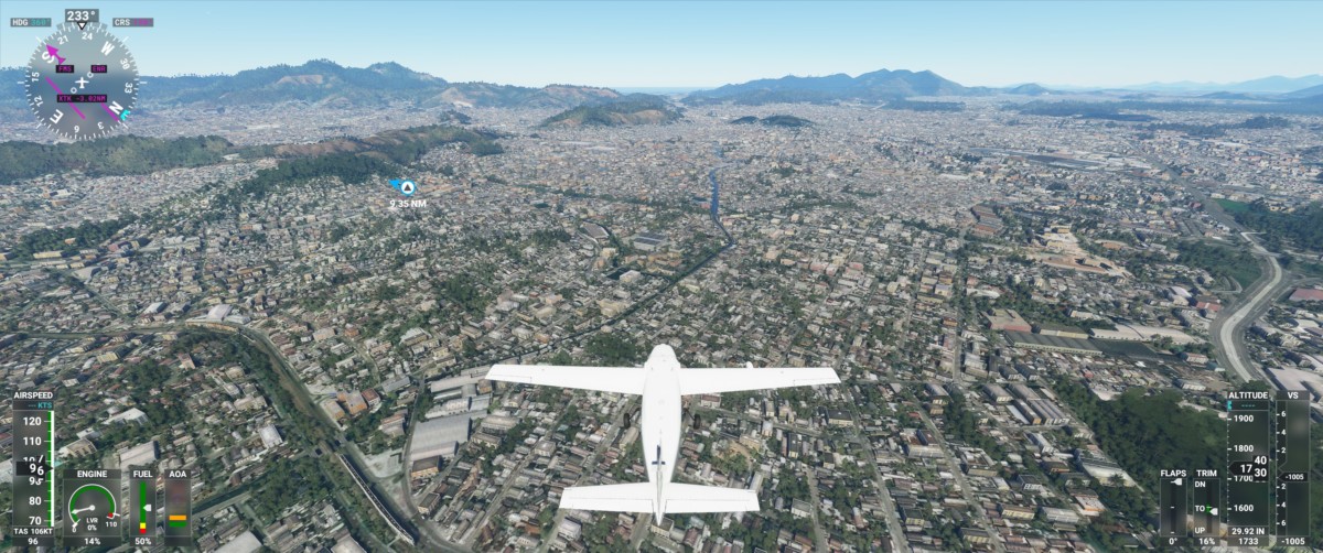 Flight Simulator paysage New York