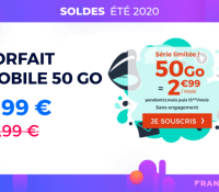 forfait mobile 50 Go soldes 2020