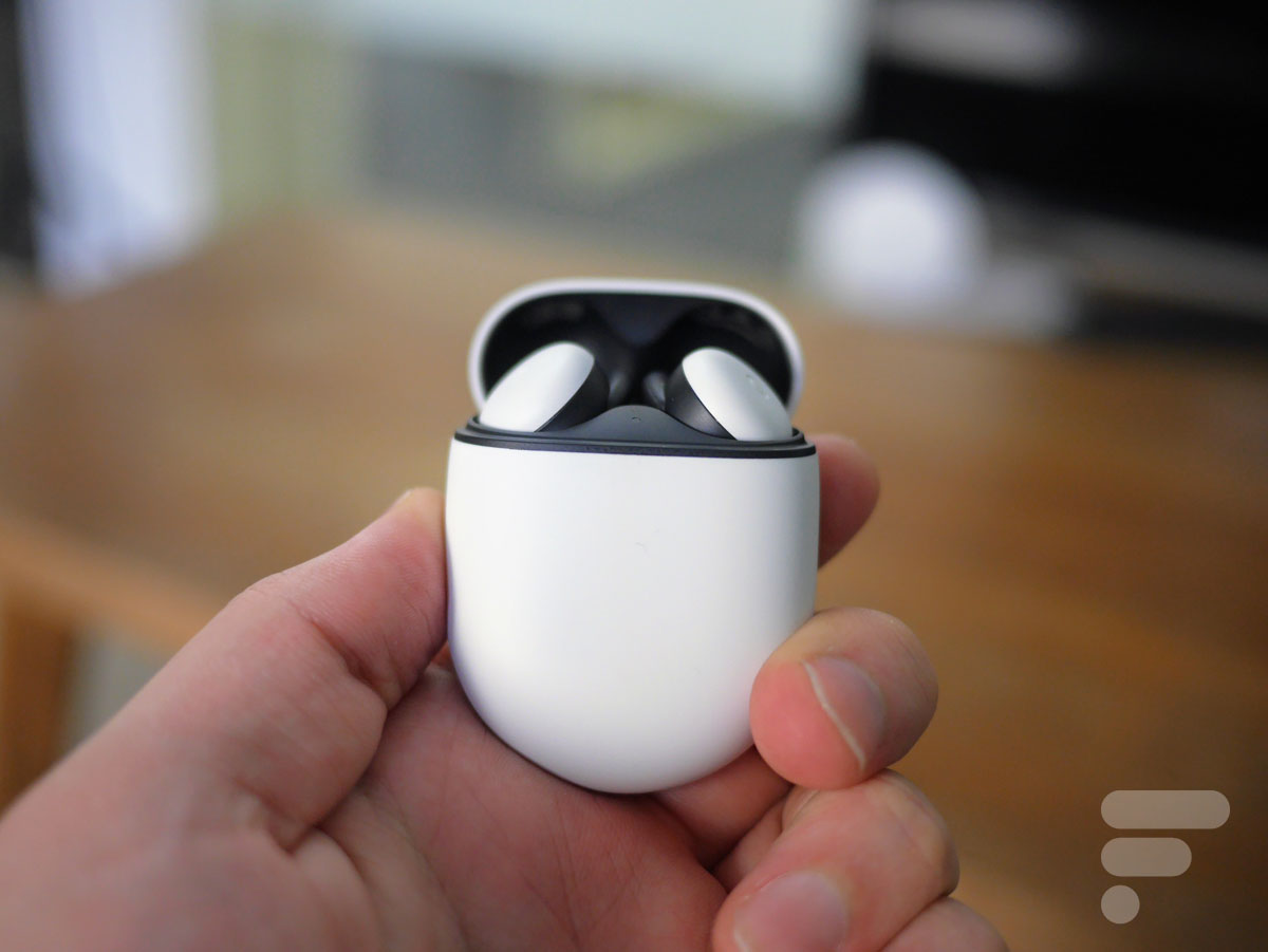 Le boîtier des Google Pixel Buds
