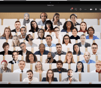 Together Mode, la nouvelle fonction de Microsoft Teams pour renouer les liens entre collègues // Source : Microsoft