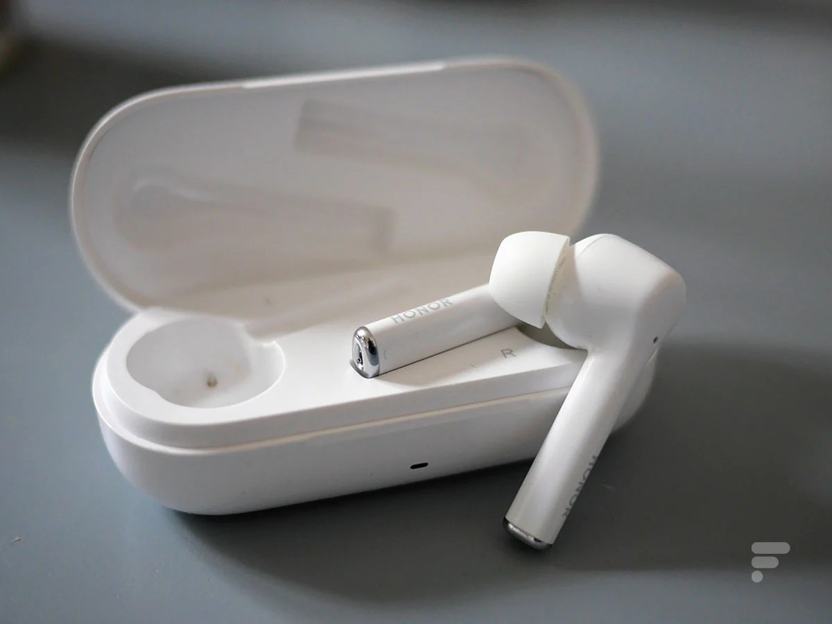 La forme des Honor Magic Earbuds n'est pas sans rappeler celle des Airpods