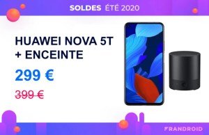 Le Huawei Nova 5T (avec services Google) passe sous les 300 € lors des soldes