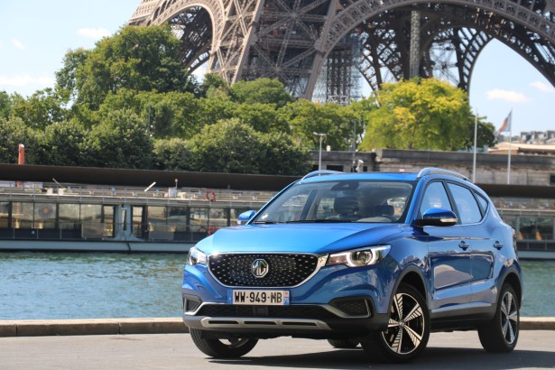 Le MG ZS EV // Source : Yann Lethuillier pour Frandroid