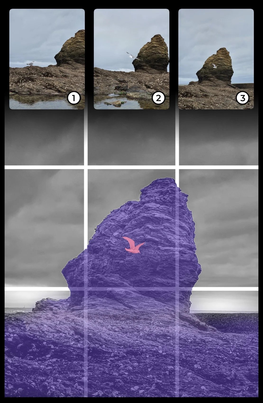 montage photo minimaliste