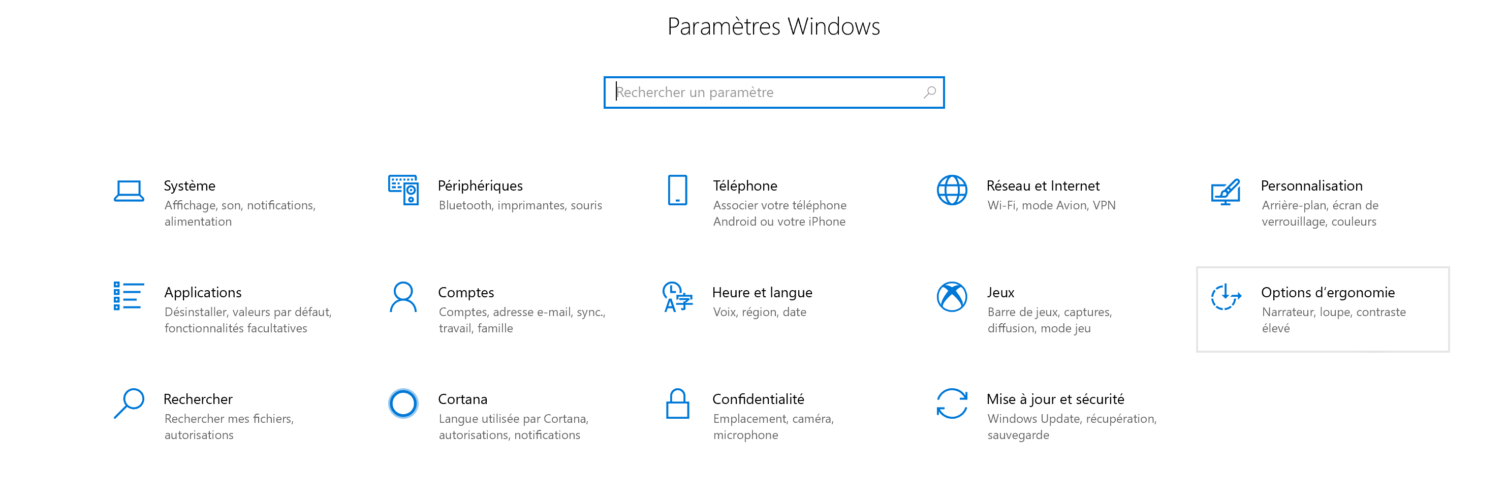 Paramétrage Windows 18