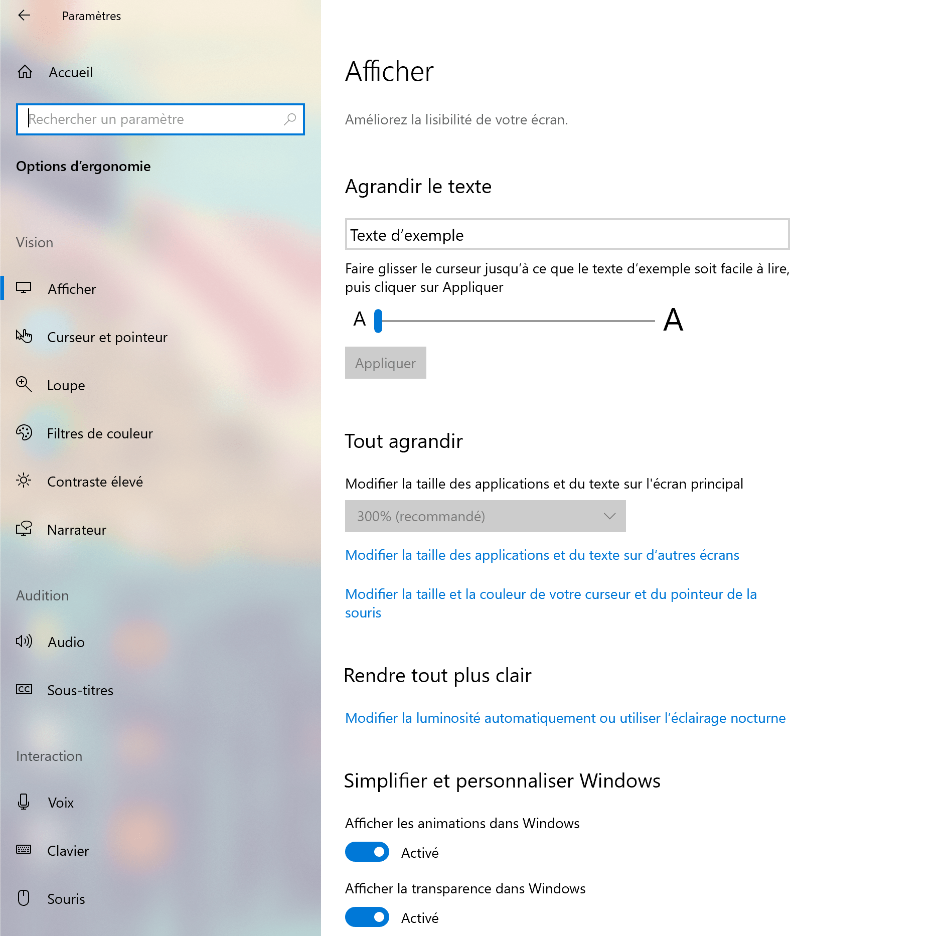 Paramétrage Windows 19