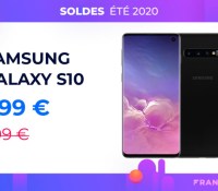 Samsung Galaxy S10 Soldes red by sfr