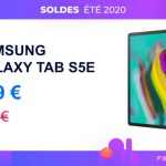 Galaxy Tab S5e : le prix de tablette de Samsung chute pendant les soldes