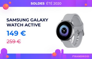 La Samsung Galaxy Watch Active à moins de 150 euros pour les soldes