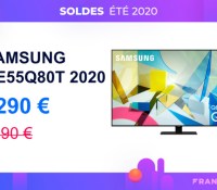 Samsung QE55Q80T 2020 Frandroid Soldes