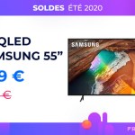 Craquez pour une TV QLED Samsung 55″ à 660 euros sur Rue du Commerce