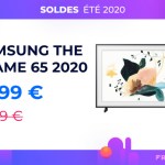 Le téléviseur Samsung The Frame 2020 de 65 pouces est déjà soldé