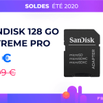 Cette microSD SanDisk 128 Go à moitié prix est idéale pour filmer en 4K
