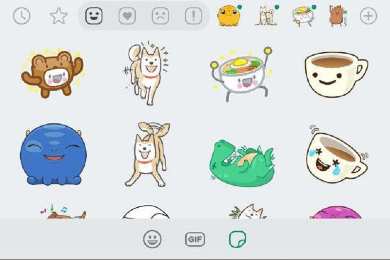 Les stickers arrivent dans l'appli de messagerie