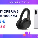 Pour les soldes, le Sony Xperia 5 est moins cher avec un WH-1000XM3 offert