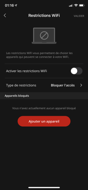 Application Freebox Connect 00003
