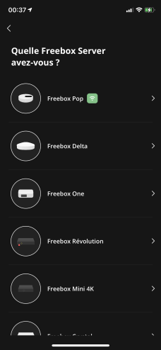 Application Freebox Connect 00030