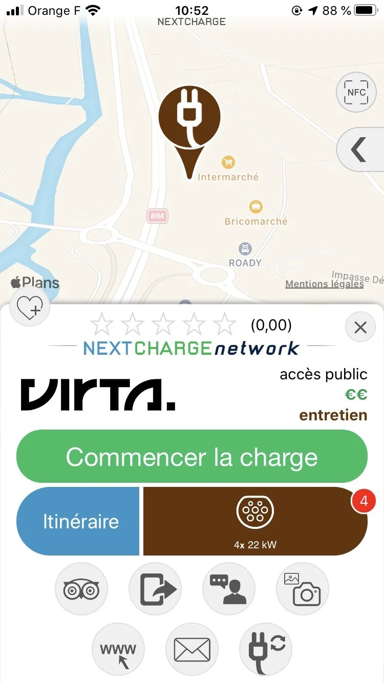 Application Nextcharge