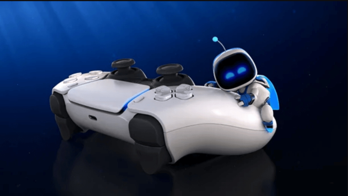 Manette PS5 DualSense et Astro le robot