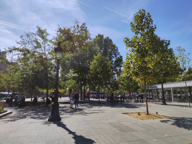 Ici un voile blanc trahit la position du soleil sur la gauche