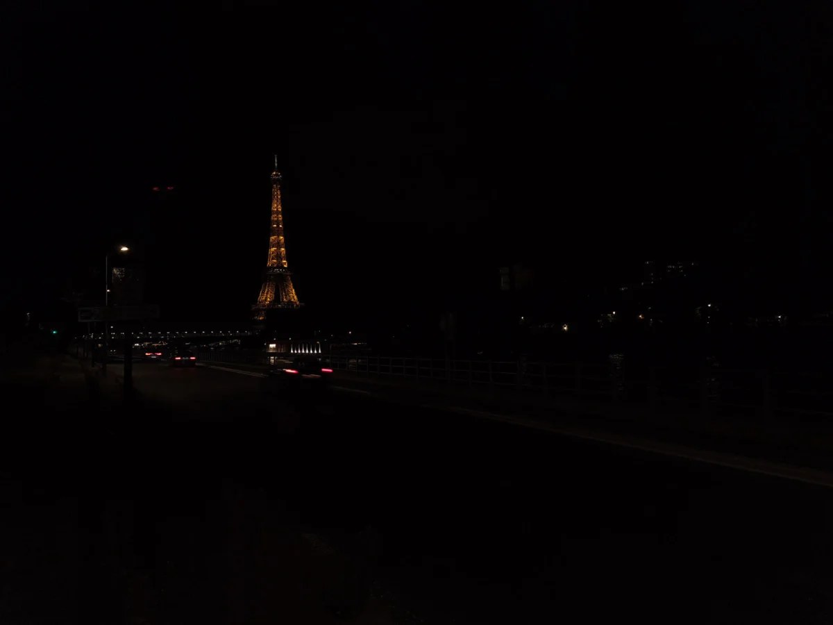 Light Trails Sous exposé Samsung