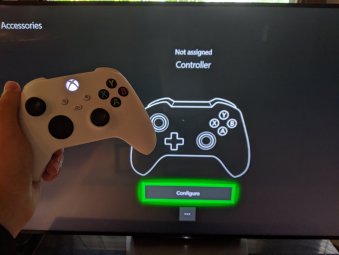 La manette de Xbox Series X et Series S // Source : Zak S