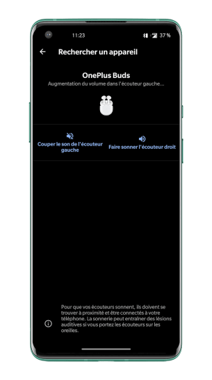 OnePlus Buds - Faire sonner