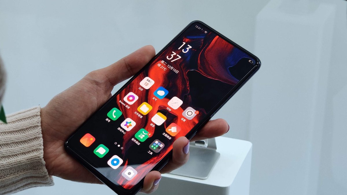 Prototype Oppo caméra sous écran