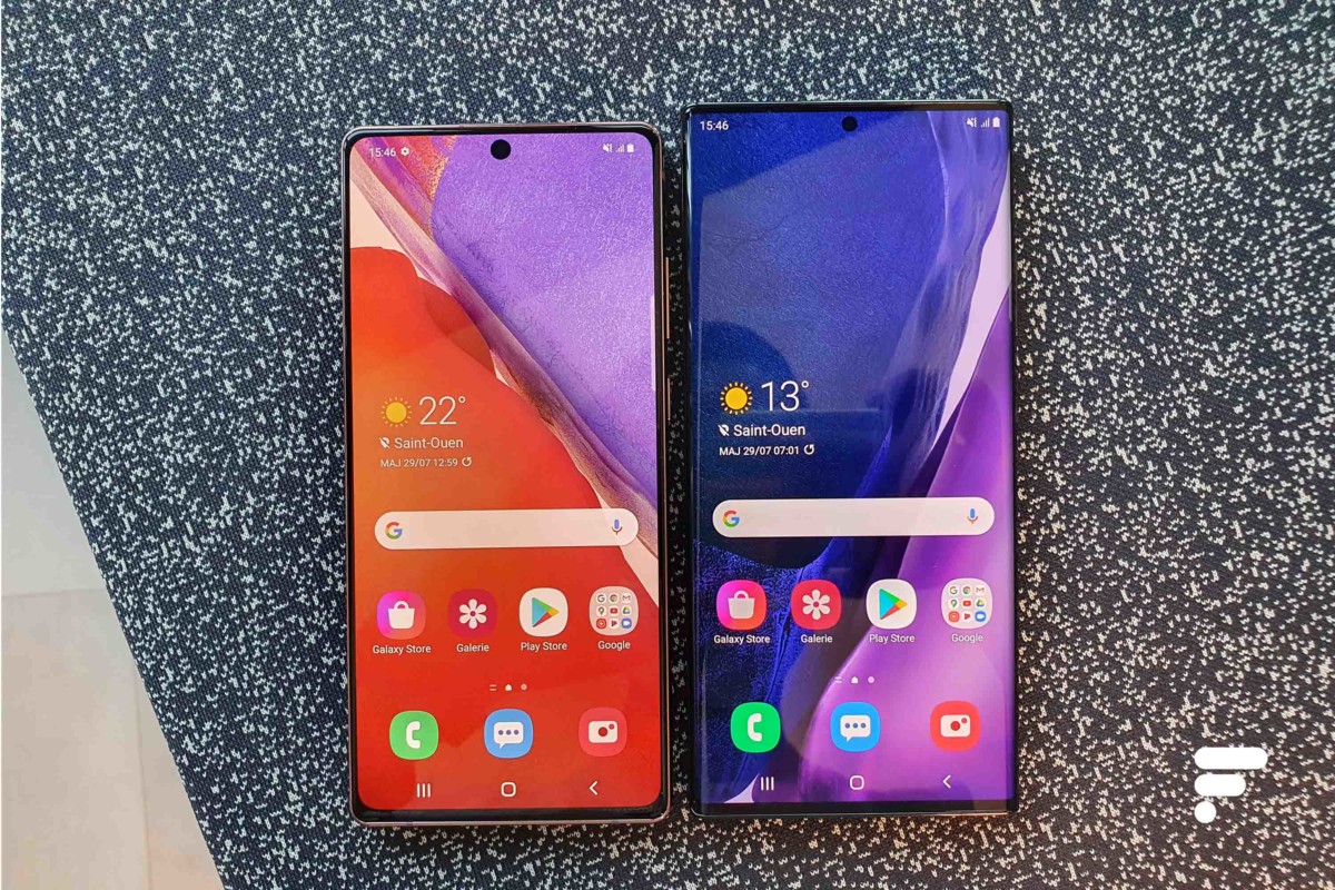 Samsung Galaxy Note 20 et Note 20 Ultra