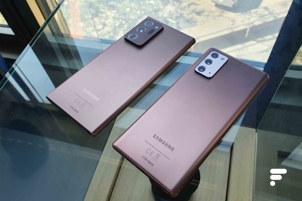Samsung Galaxy Note 20 Ultra et Note 20