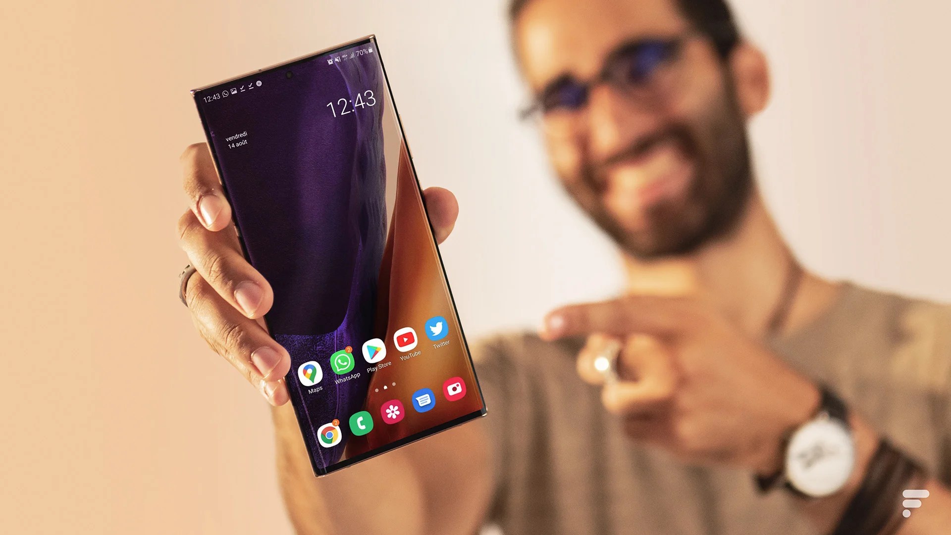 Samsung Galaxy Note 20 Ultra et stylet