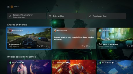 Les contenus partagés sont mieux valorisés sur Xbox // Source : Microsoft