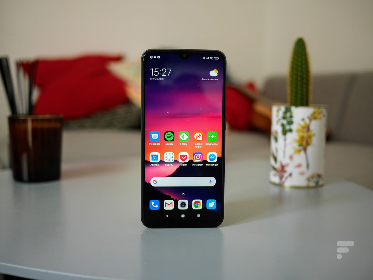 L'écran du Xiaomi Redmi 9