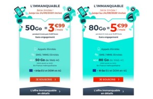 50 Go à 3,99 € ou 80 Go à 5,99 € : quel forfait mobile à petit prix choisir ?