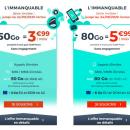 50 Go à 3,99 € ou 80 Go à 5,99 € : quel forfait mobile à petit prix choisir ?