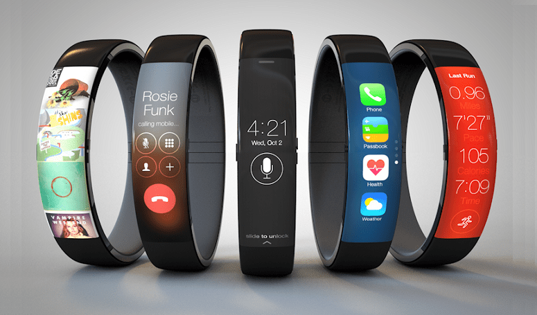 Concept de bracelet connecté par Apple