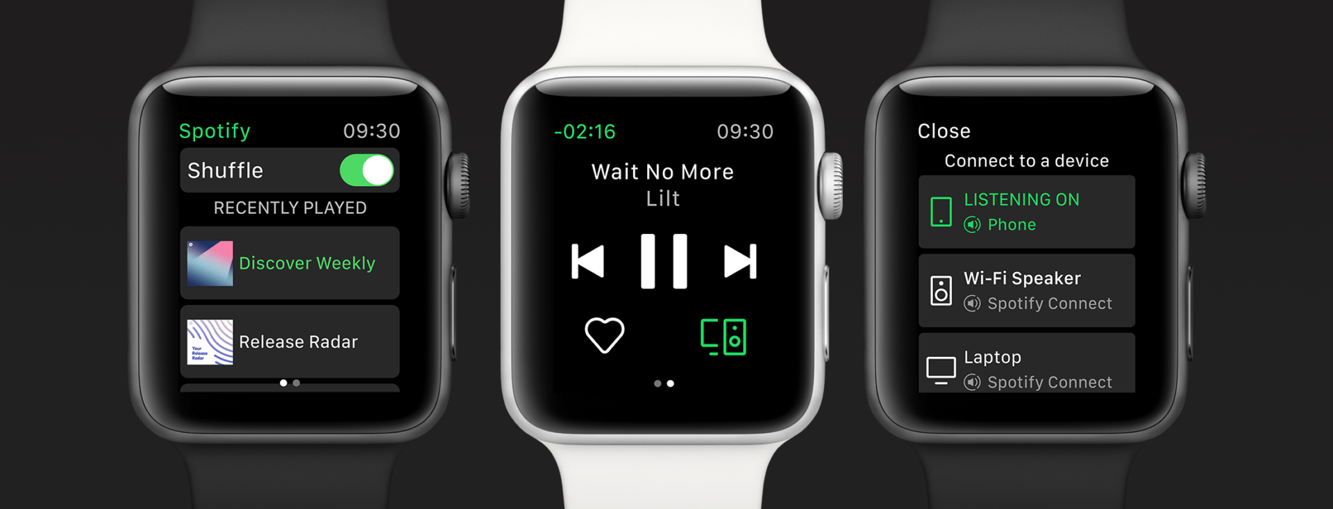 Spotify sur Apple Watch