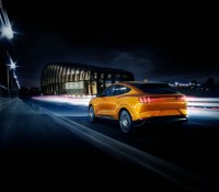Le coloris Cyber Orange de la Ford Mustang Mach-E GT // Source : Ford