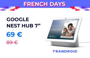 Le Google Nest Hub descend à 70 euros pour les French Days