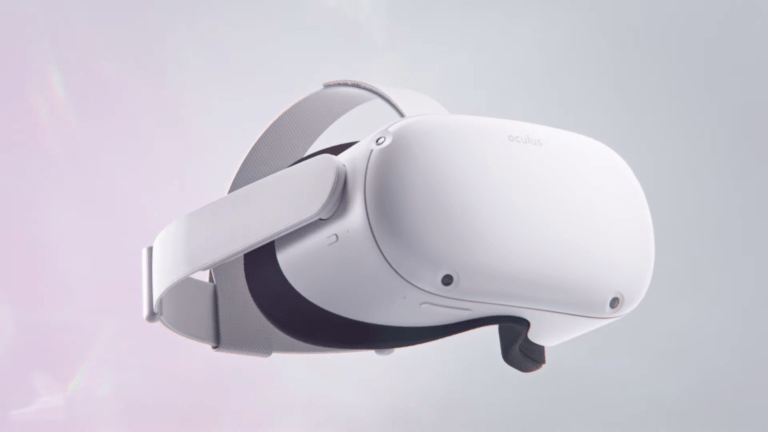 Casque Oculus Quest 2 (128 Go) - Méta Pack VR Réalité Virtuelle Blanc - Occasion Bon état