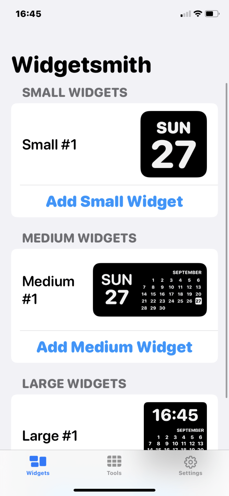 iOS Widgets 13