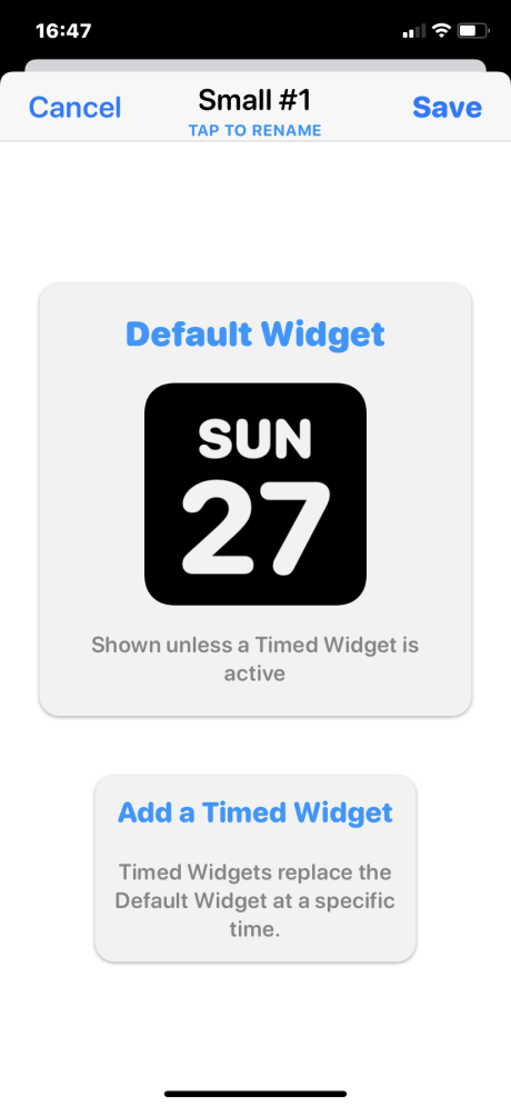 iOS Widgets 15