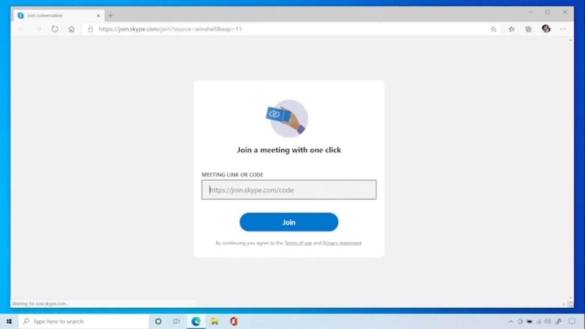 Microsoft Windows 10 Skype meeting join now (6)