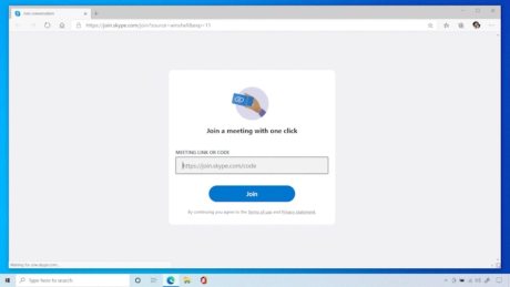 Microsoft Windows 10 Skype meeting join now (6)