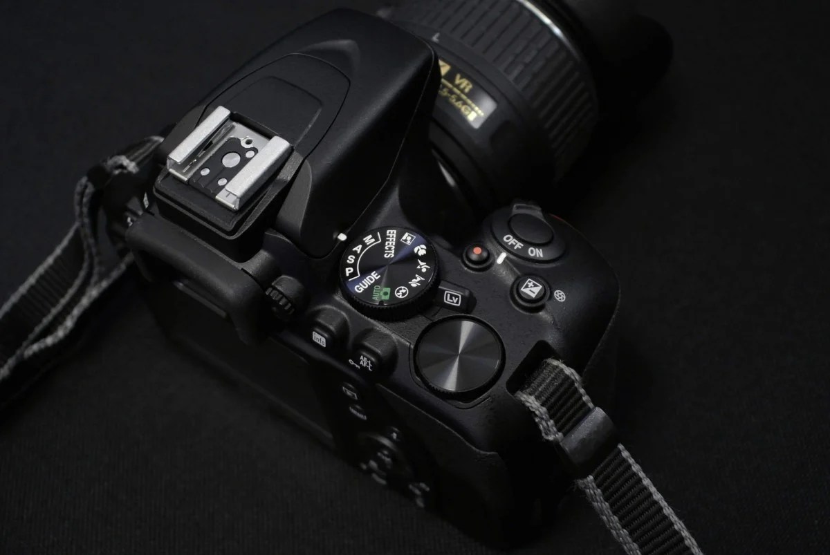 La molette des modes sur un Nikon D3500