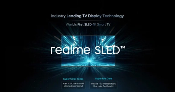 Realme présente la technologie SLED // Source : Realme
