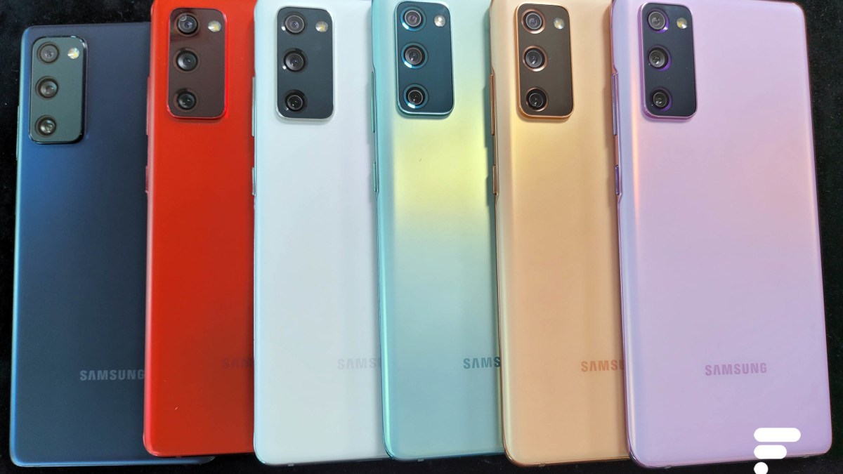 Coloris Samsung Galaxy S20 FE