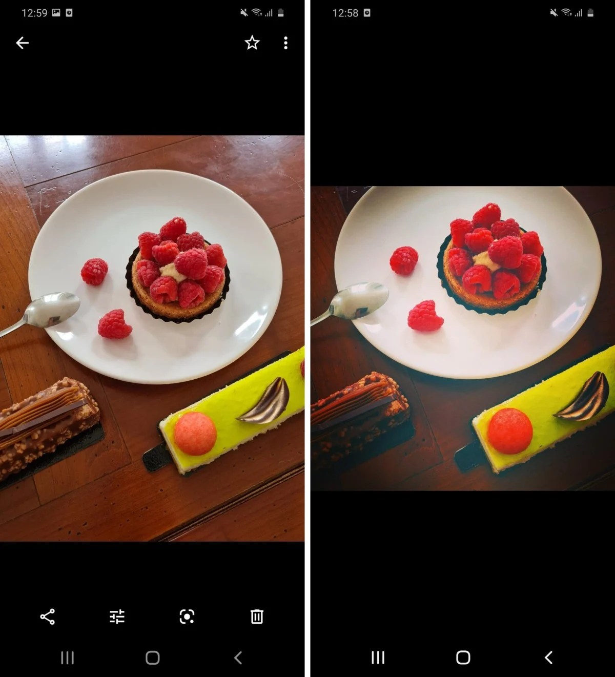 samsung tuto photo patisserie instagram