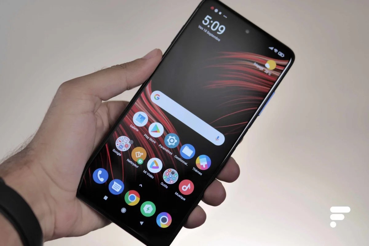 Xiaomi Poco X3 en utilisation