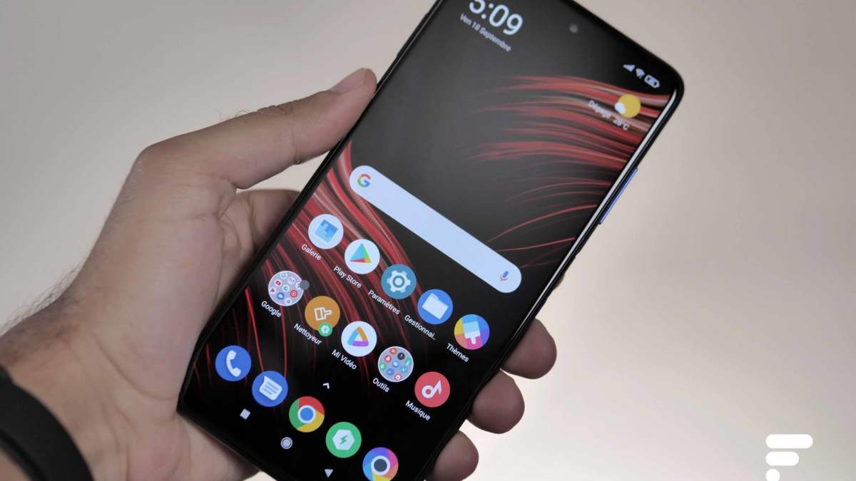 Xiaomi Poco X3 en utilisation